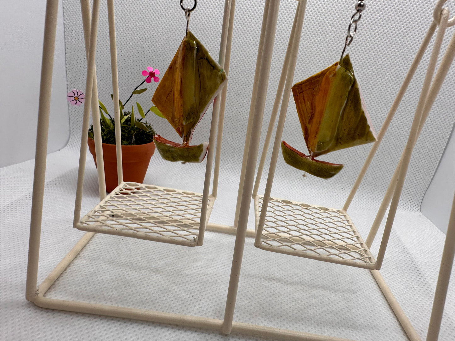 Handmade Vinta sail earring-Zamboanga City