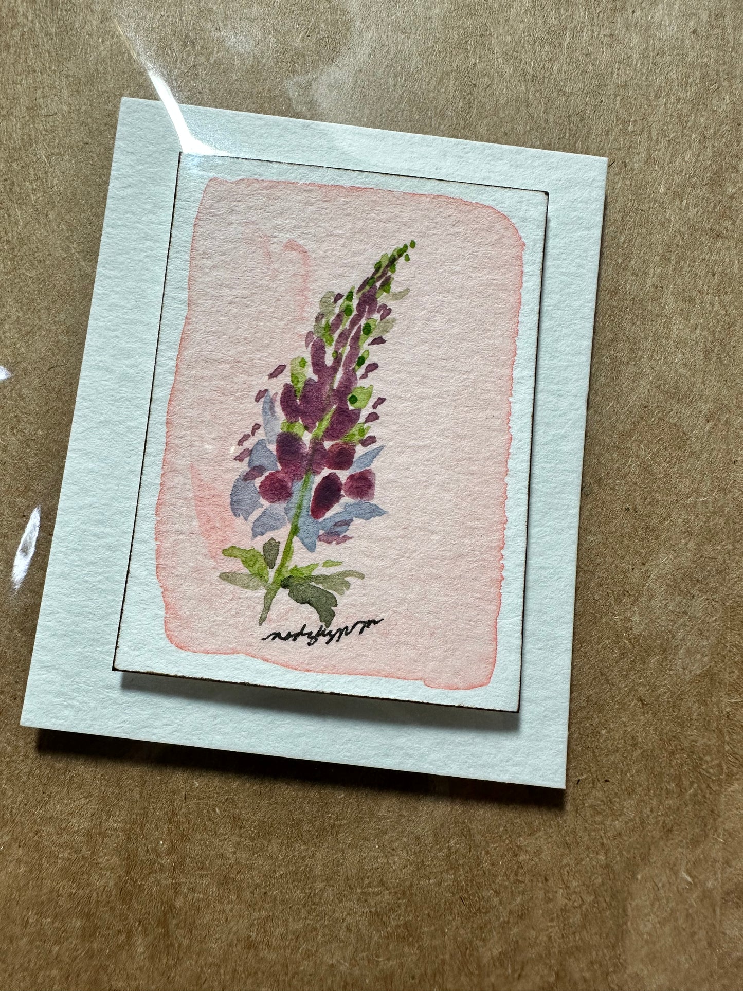 Handpainted Notecard