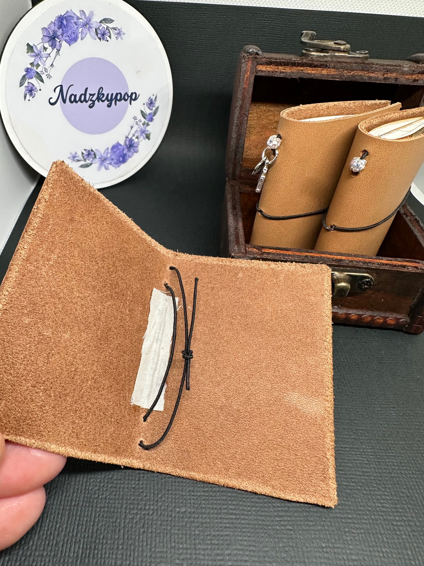 Mini Leather Junk Journal Cover