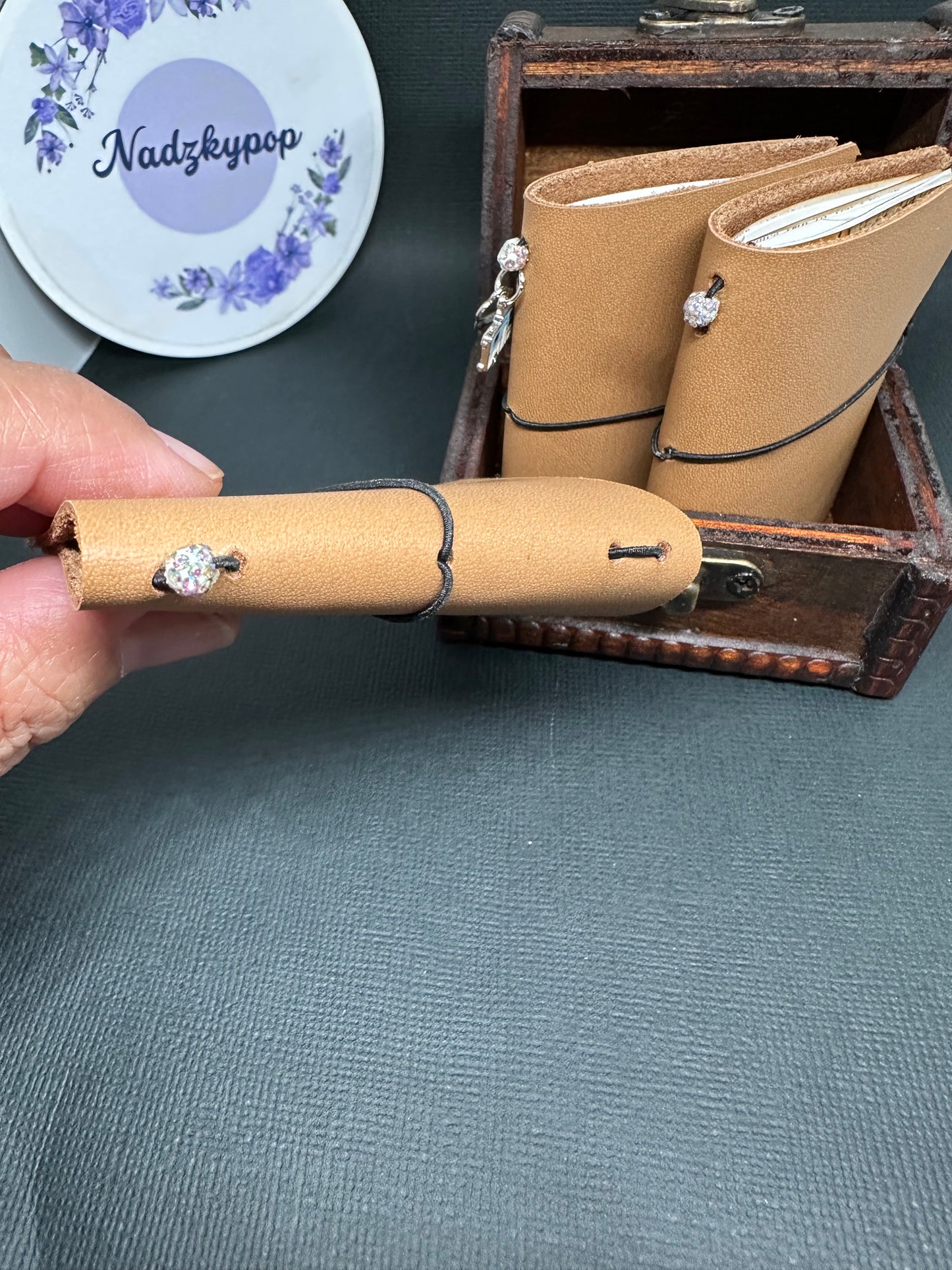 Mini Leather Junk Journal Cover