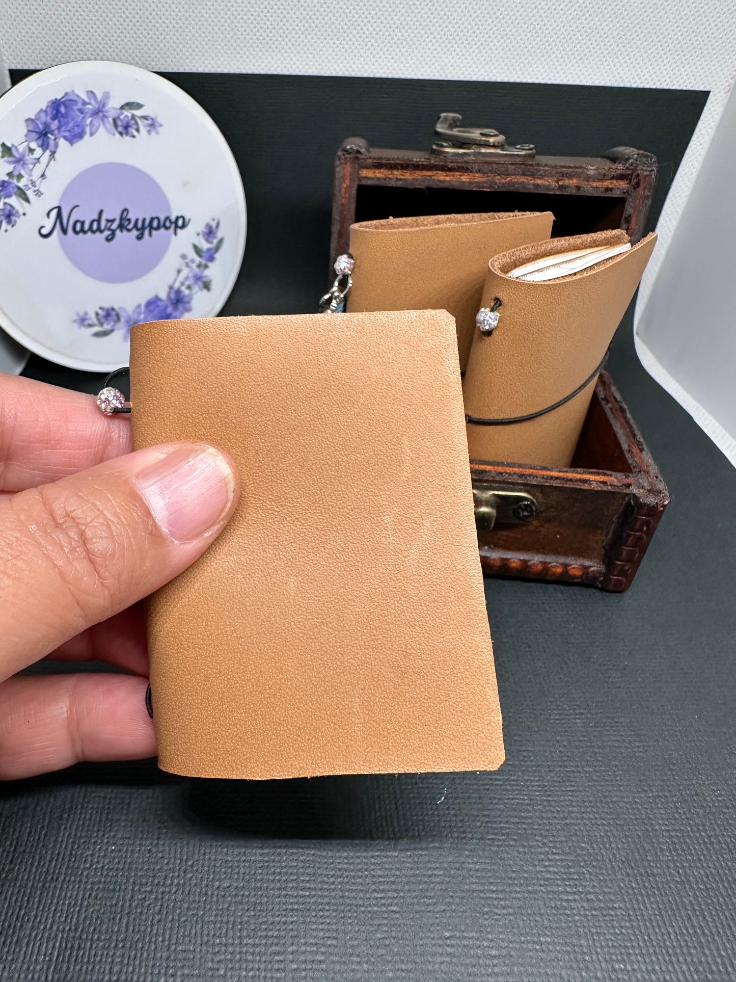 Mini Leather Junk Journal Cover