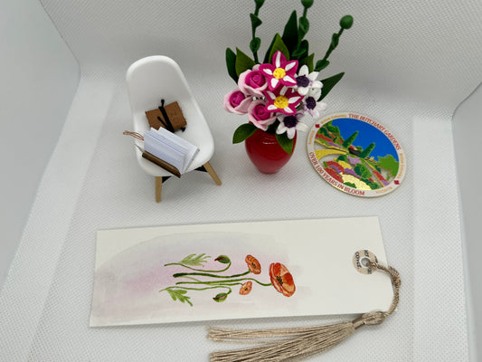 Original handpainted bookmark