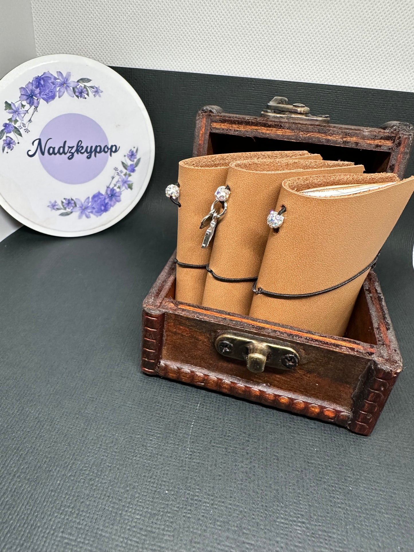 Mini Leather Junk Journal Cover