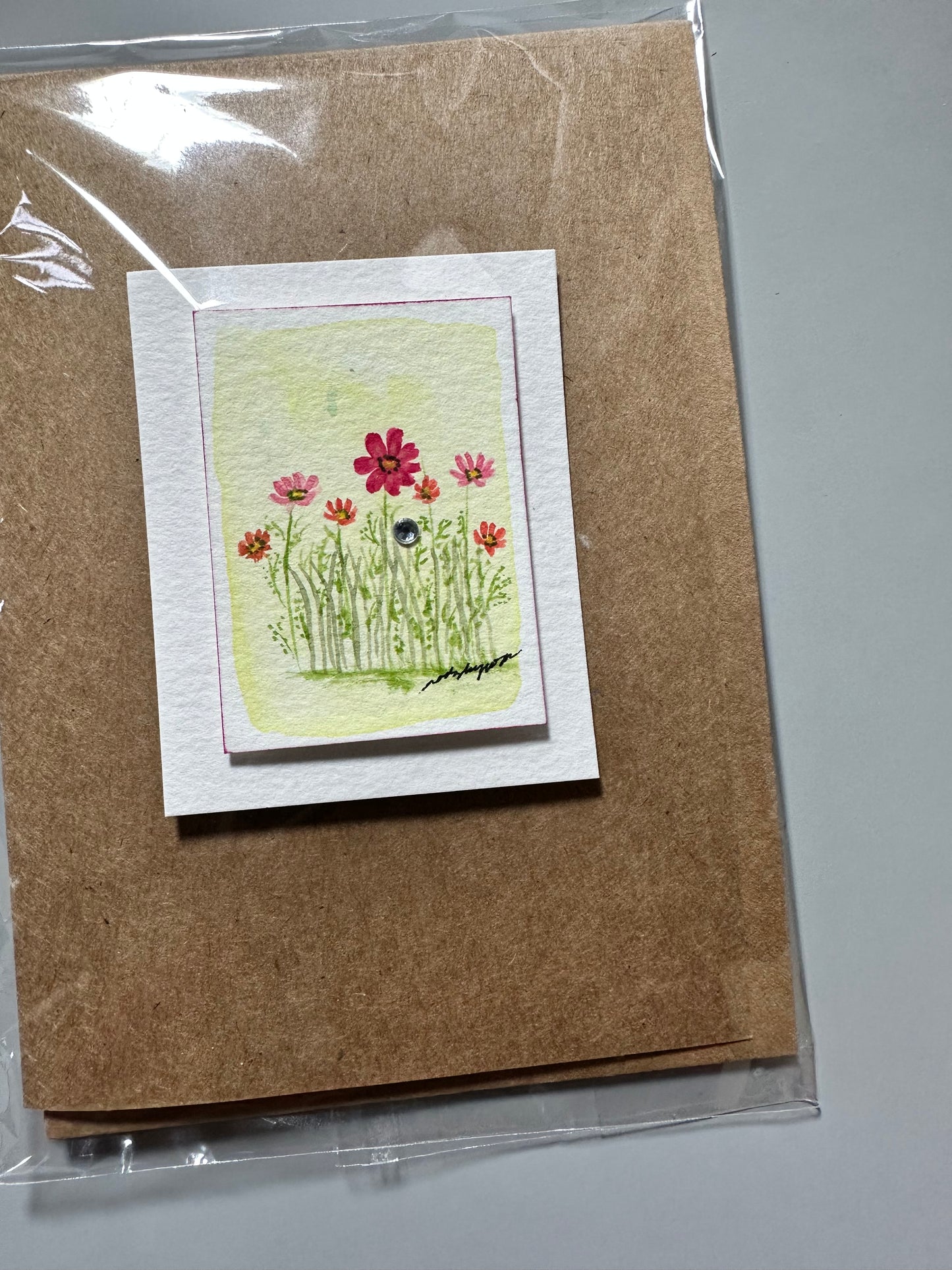 Handpainted Notecard