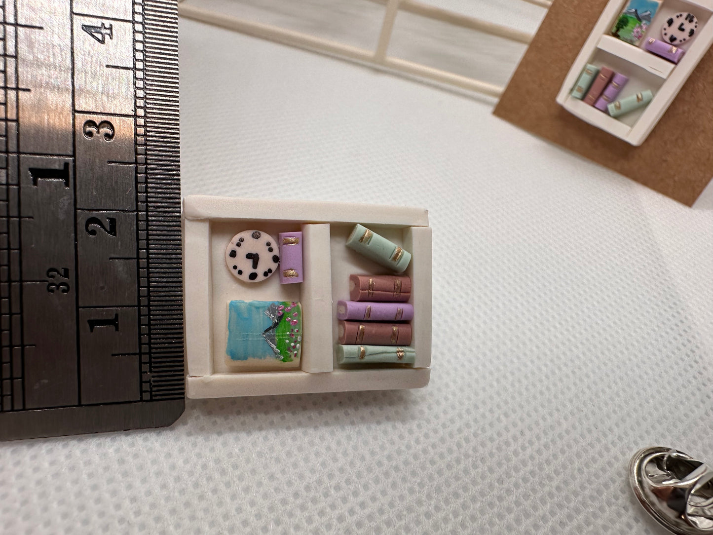 Handmade Bookcase Pin