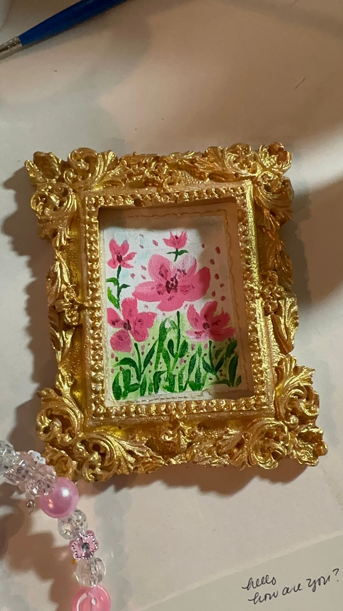 Handpainted Cloth Patch