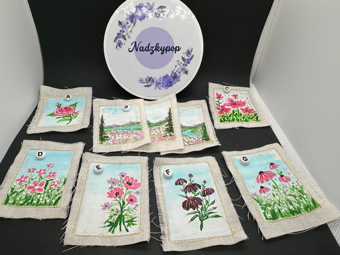 Handpainted Cloth Patch