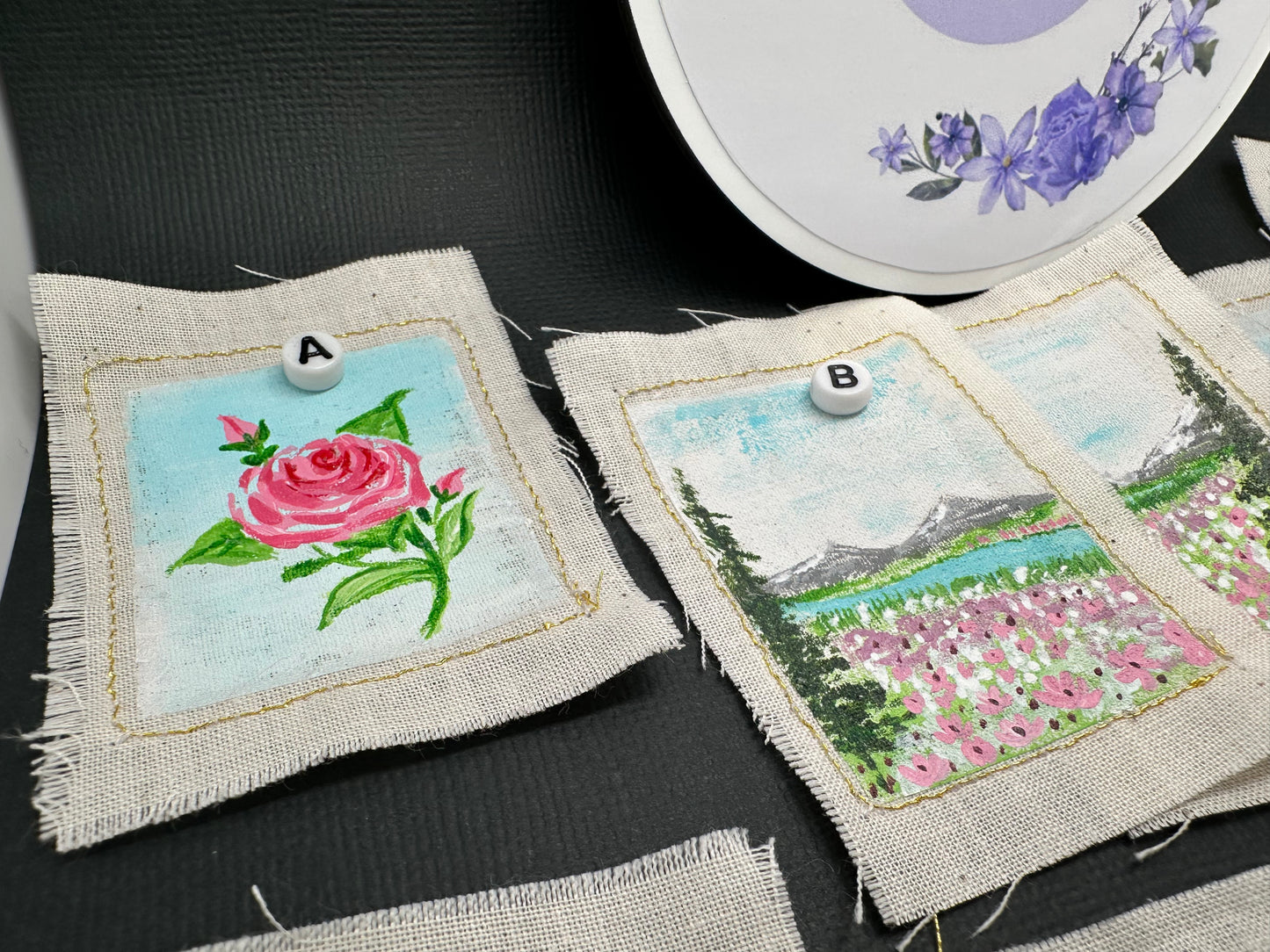 Handpainted Cloth Patch
