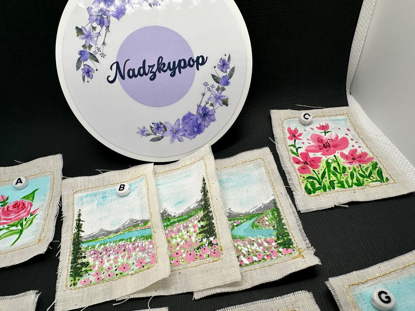 Handpainted Cloth Patch