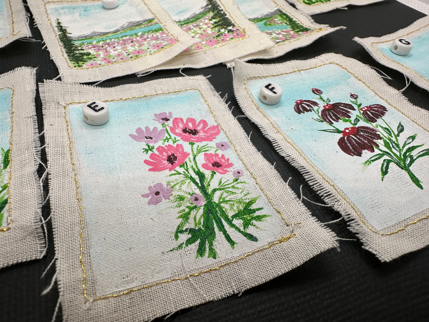Handpainted Cloth Patch