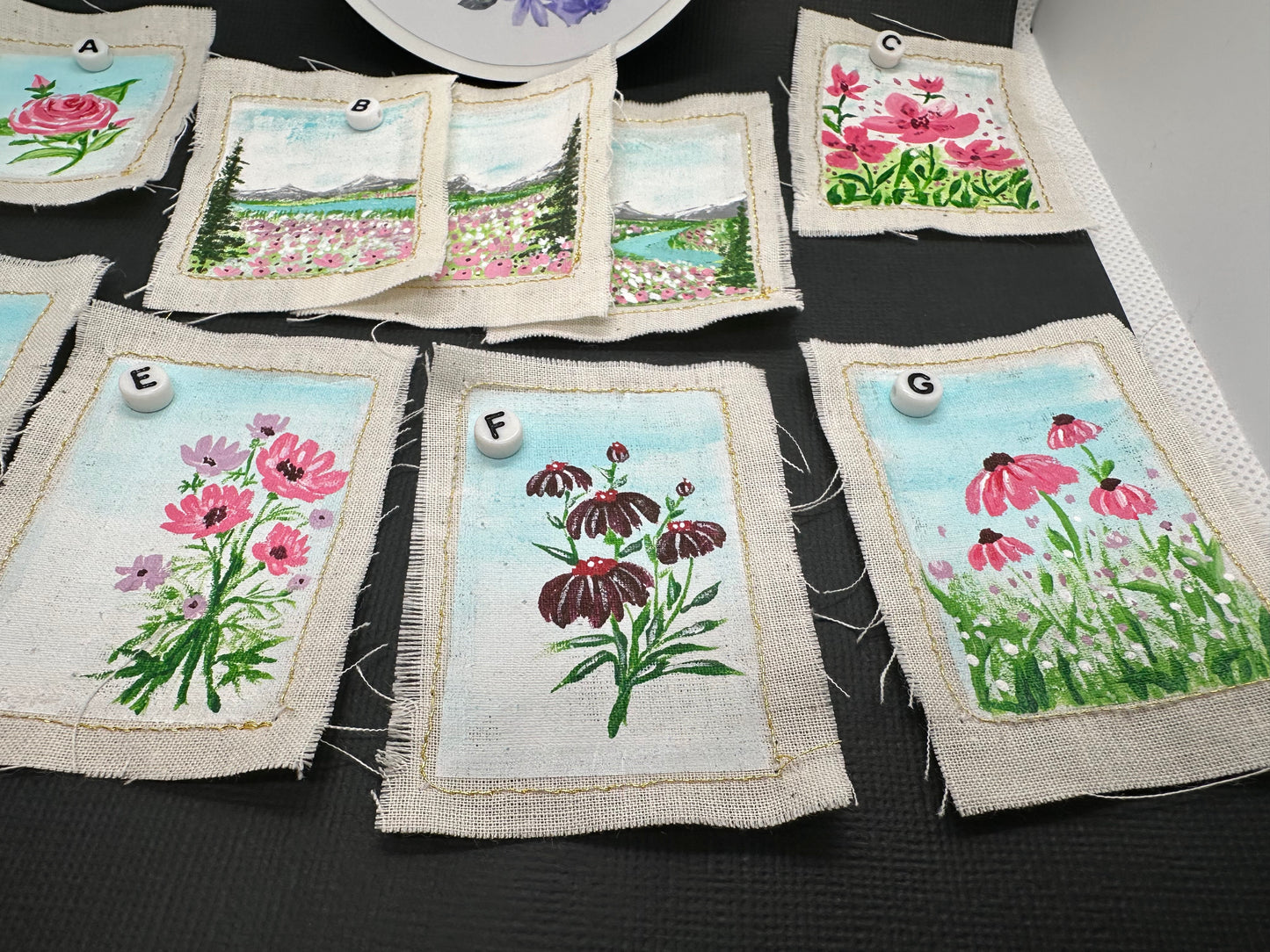 Handpainted Cloth Patch