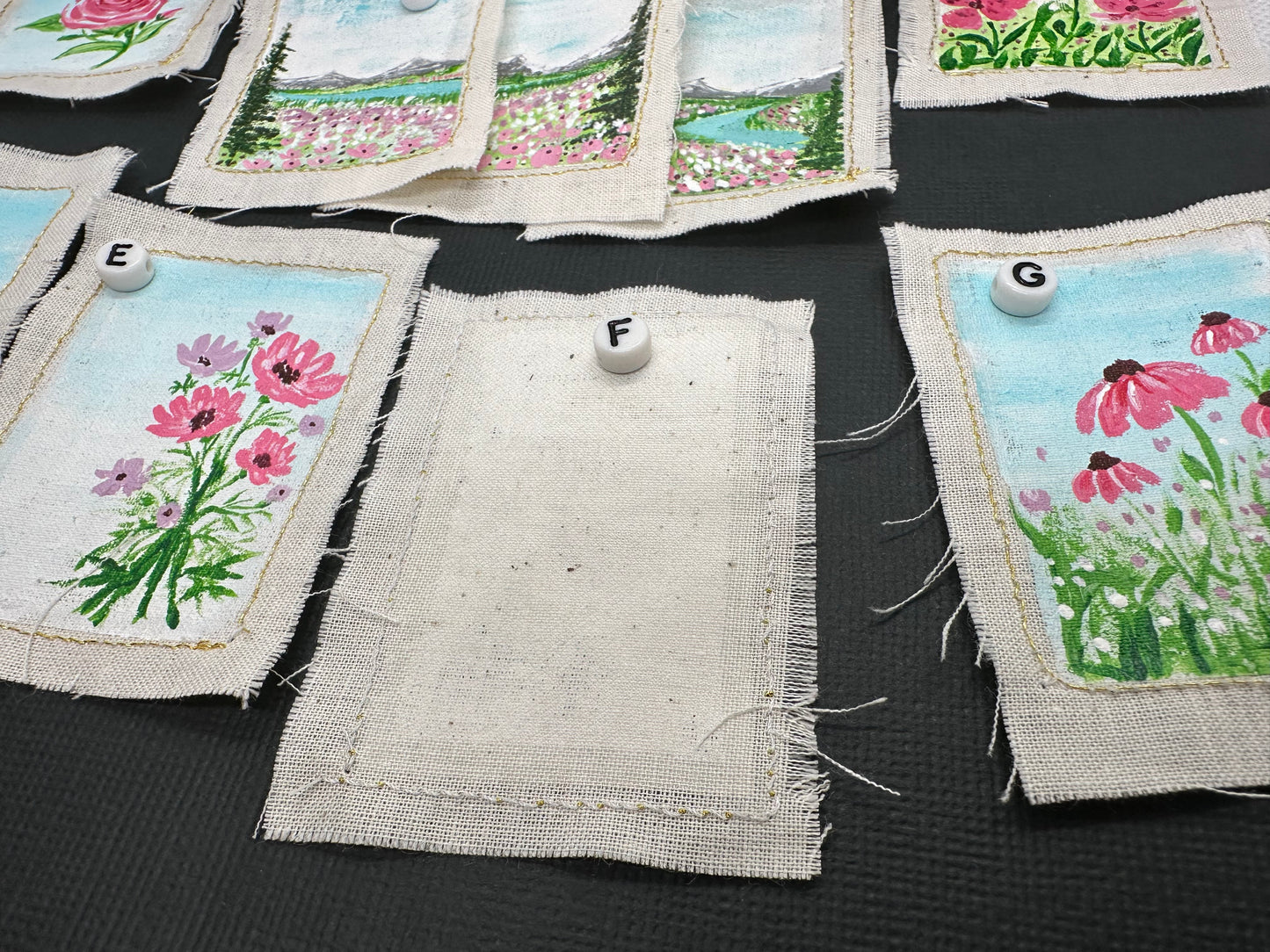 Handpainted Cloth Patch