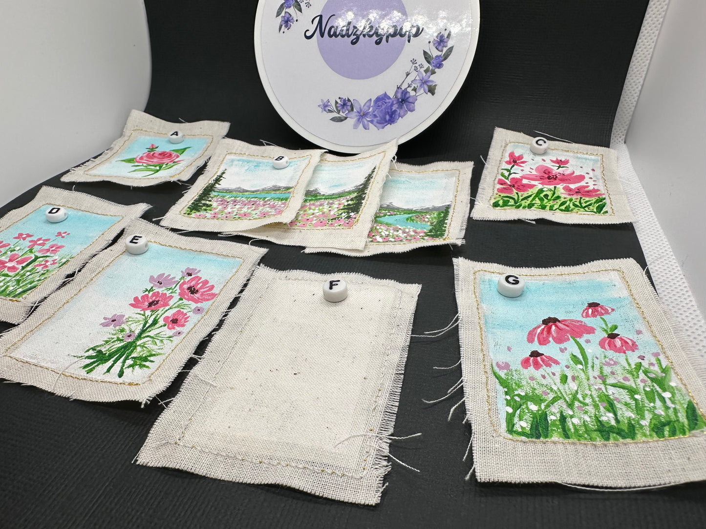 Handpainted Cloth Patch